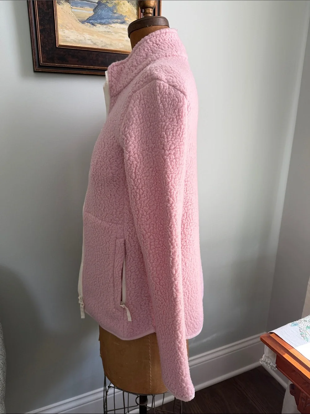 Women's Pink Sherpa Zip-Up Jacket by Talbot’s